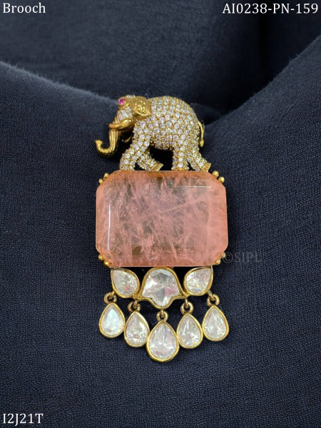 Elephant Designer Brooch