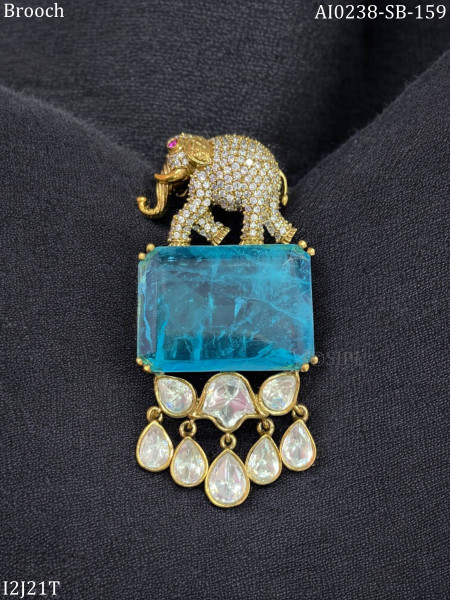 Elephant Designer Brooch