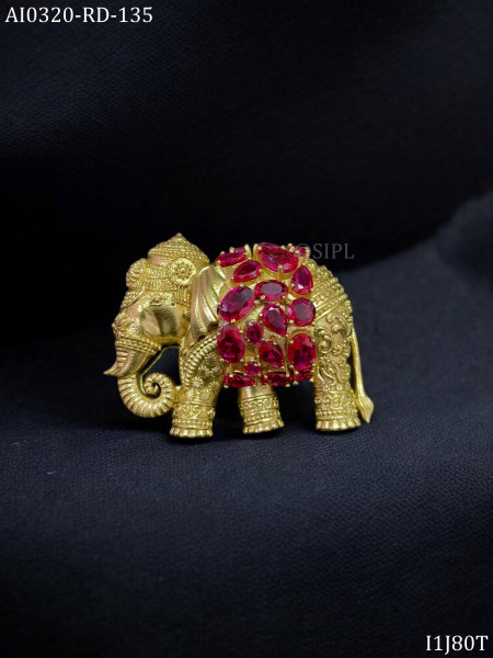 Beautiful Elephant Designer Brooch