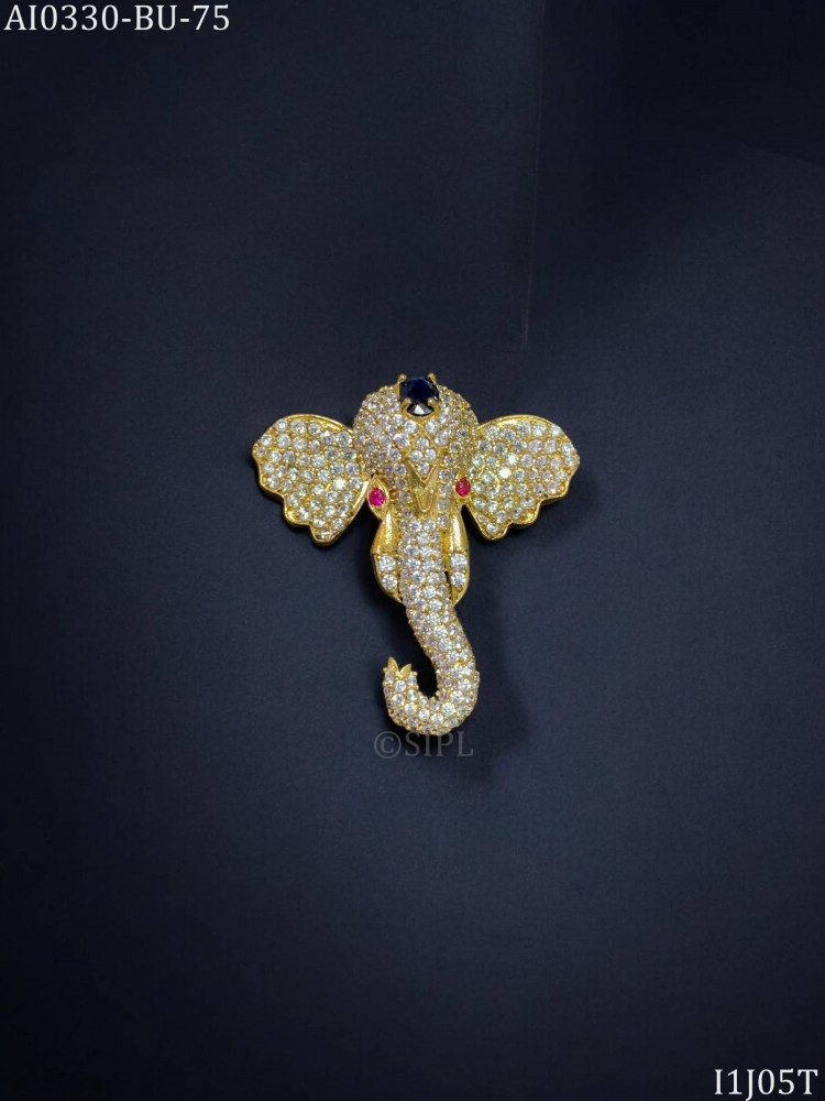 Image of Luxury elephant brooch