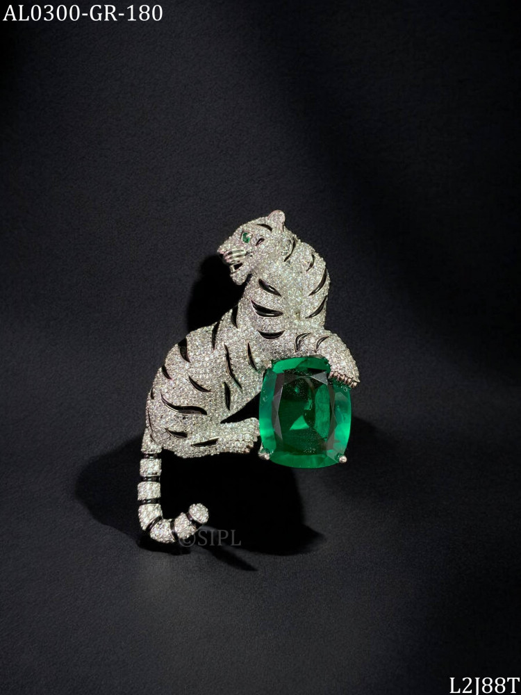 Image of Designer tiger brooch