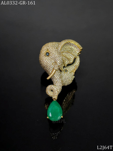 Magnificent elephant brooch