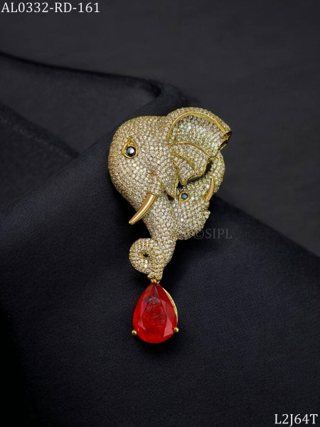 Magnificent elephant brooch