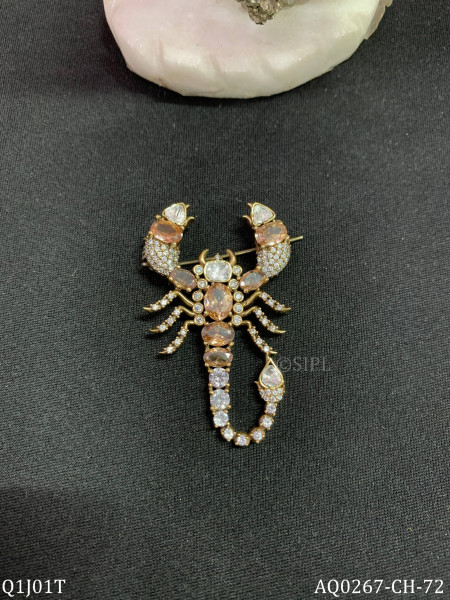 Stylish Scorpion Designer Brooch