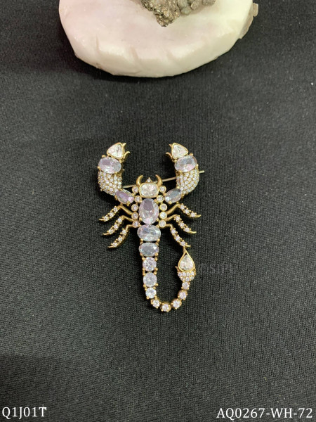 Stylish Scorpion Designer Brooch
