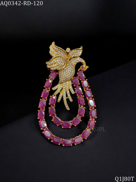 Beautiful Peacock Designer Brooch