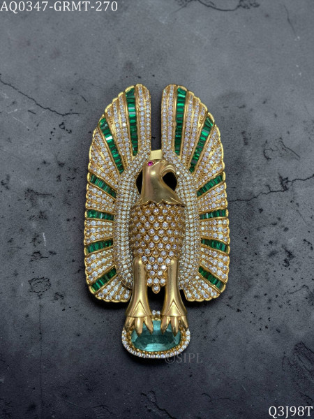 Peacock Designer Brooch