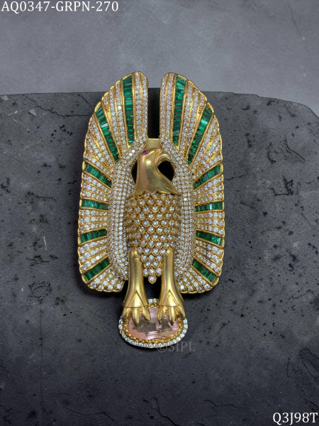 Peacock Designer Brooch