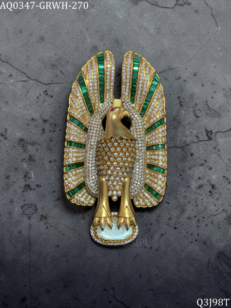 Peacock Designer Brooch