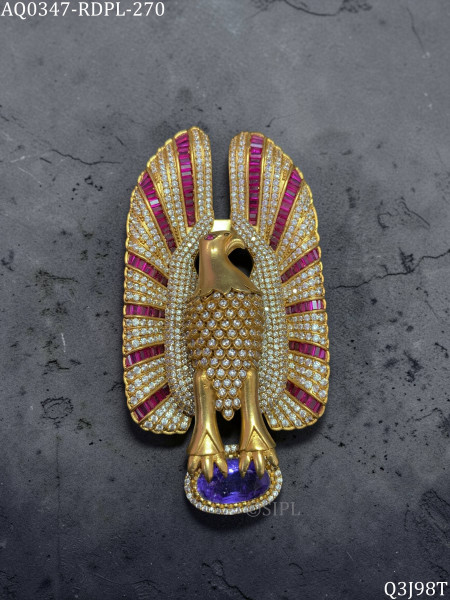 Peacock Designer Brooch