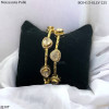 Golden plating moissanite openable bangles
