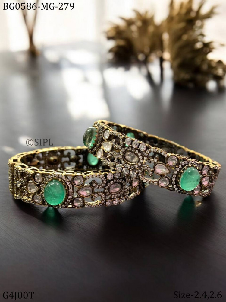 Image of Beautiful Moissanite openable bangles