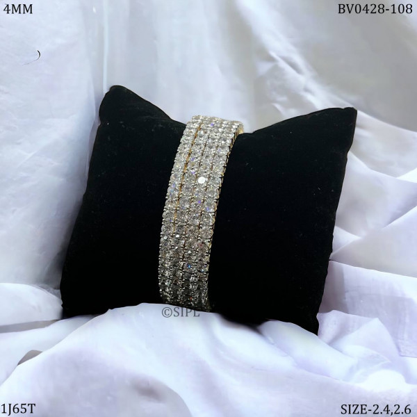 Sparkling american diamond bangles
