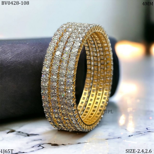 Sparkling american diamond bangles