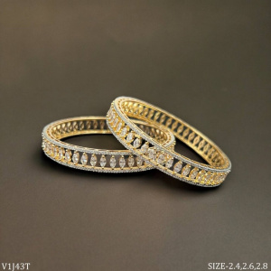 Vertical Elegance CZ Bangle