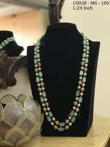 Elegant Monalisa Stone Long Mala
