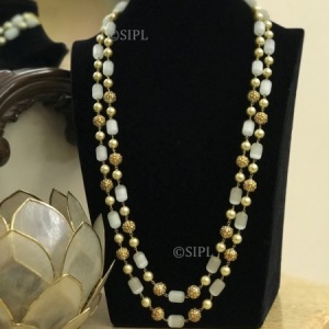 Elegant Monalisa Stone Long Mala