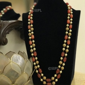 Elegant Monalisa Stone Long Mala