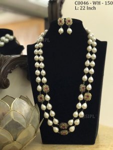 Baroque freshwater pearls Chain