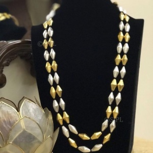 Beautiful Design Dolki Beads Mala