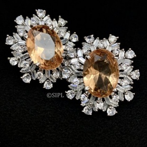 Real Look Grand Oval Studs