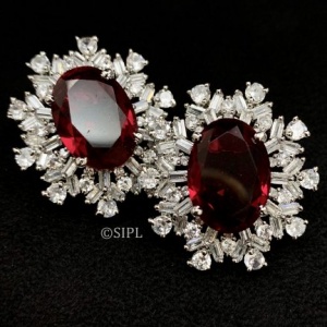 Real Look Grand Oval Studs