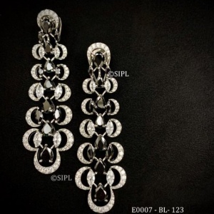 American Diamond Long Earring