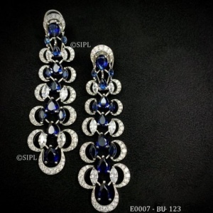 American Diamond Long Earring
