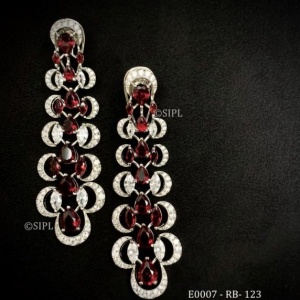 American Diamond Long Earring