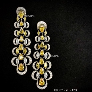 American Diamond Long Earring