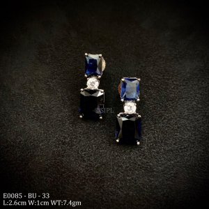Ethnic Modern American Diamond Earring