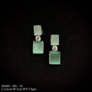 Ethnic Modern American Diamond Earring