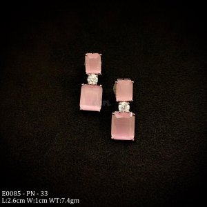 Ethnic Modern American Diamond Earring