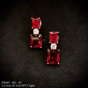 Ethnic Modern American Diamond Earring