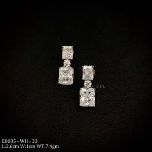 Ethnic Modern American Diamond Earring