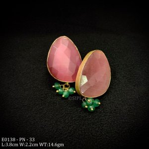 Elegant Monalisa Stone Earring
