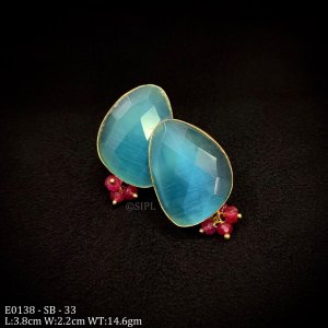 Elegant Monalisa Stone Earring