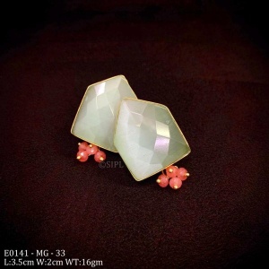 Elegant Monalisa Stone Earring