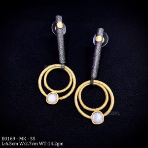 Beautiful Handmade Gold Plated Earring