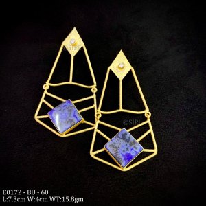 Handmade Druzy Stone Earring