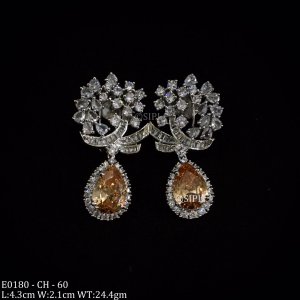 Gorgeous Look American Diamond Earrings
