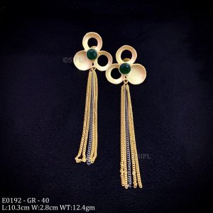 Designer Gold Plated beautiful Dangling Earring