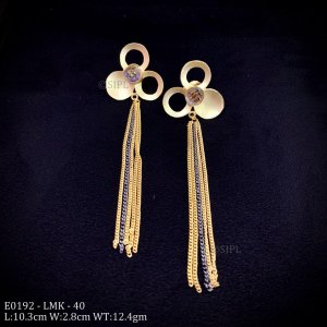 Designer Gold Plated beautiful Dangling Earring