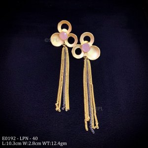 Designer Gold Plated beautiful Dangling Earring