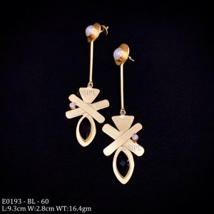 Classic Design Colored Stone Earring