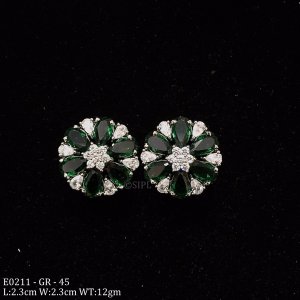 Beautiful Cocktail American Diamond Earring