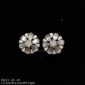Beautiful Cocktail American Diamond Earring
