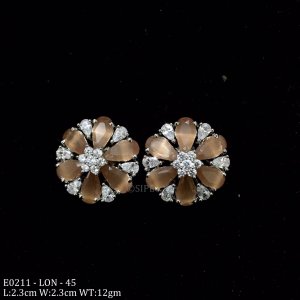 Beautiful Cocktail American Diamond Earring
