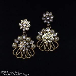 Amazing Design Kundan Polki Earring