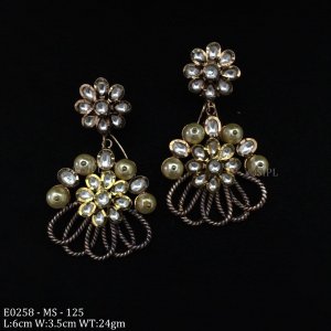 Amazing Design Kundan Polki Earring
